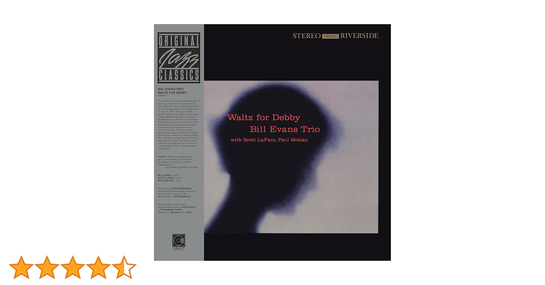 Amazon | Waltz For Debby [Analog] | Bill Evans Trio Scott